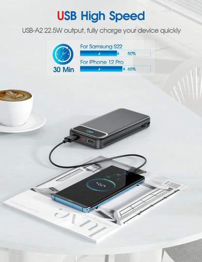 12000mah power bank fast charging