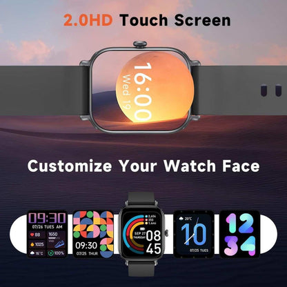 2025 Smart Watch for Men Women heart rate monitoring screen