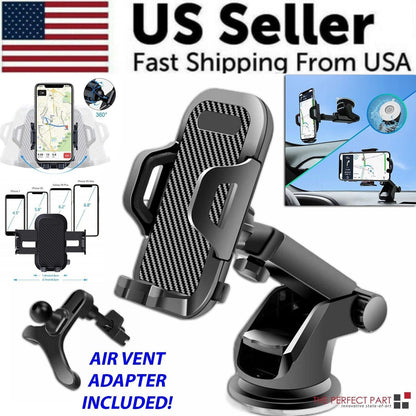 360 Universal Mount Holder Car Stand Windshield For Mobile Cell Phone - Brian Marshalls Electronics