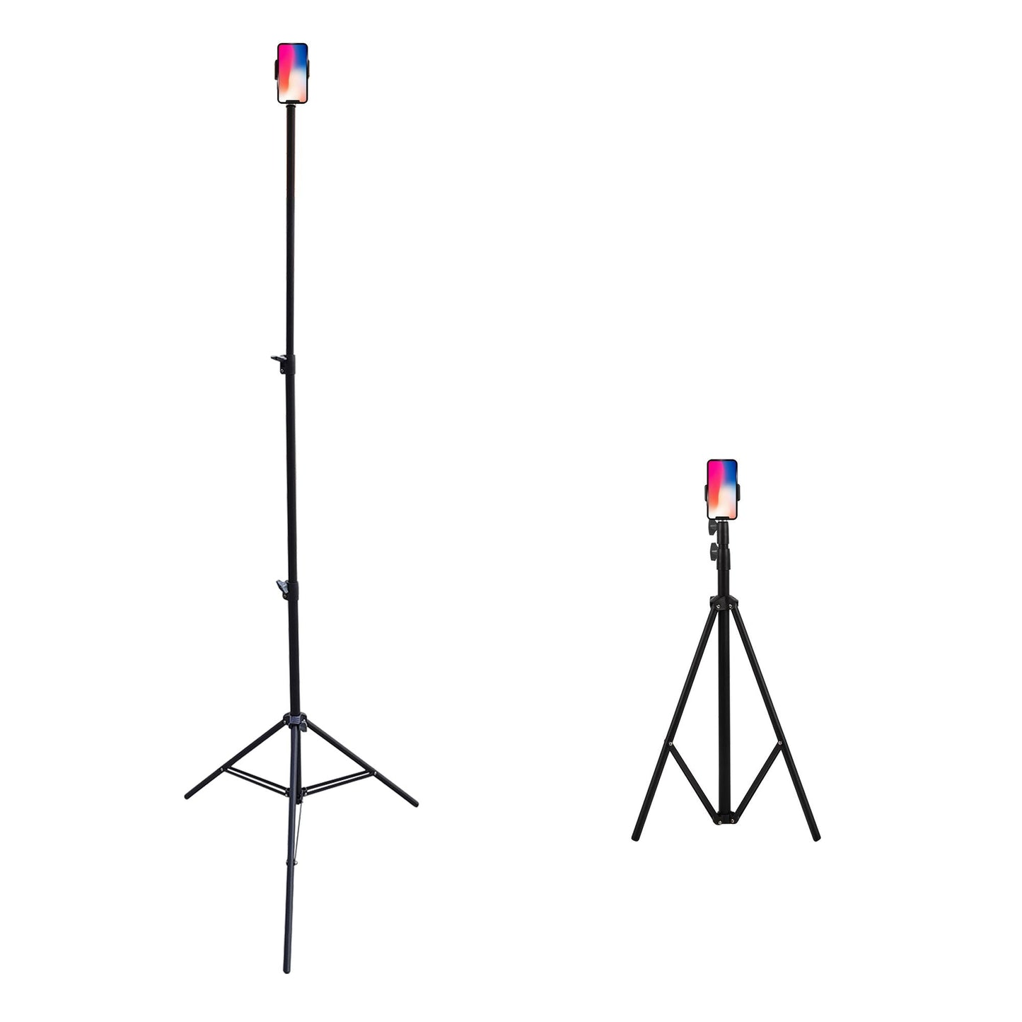 78in Phone Tripod Stand led light selfie stick
