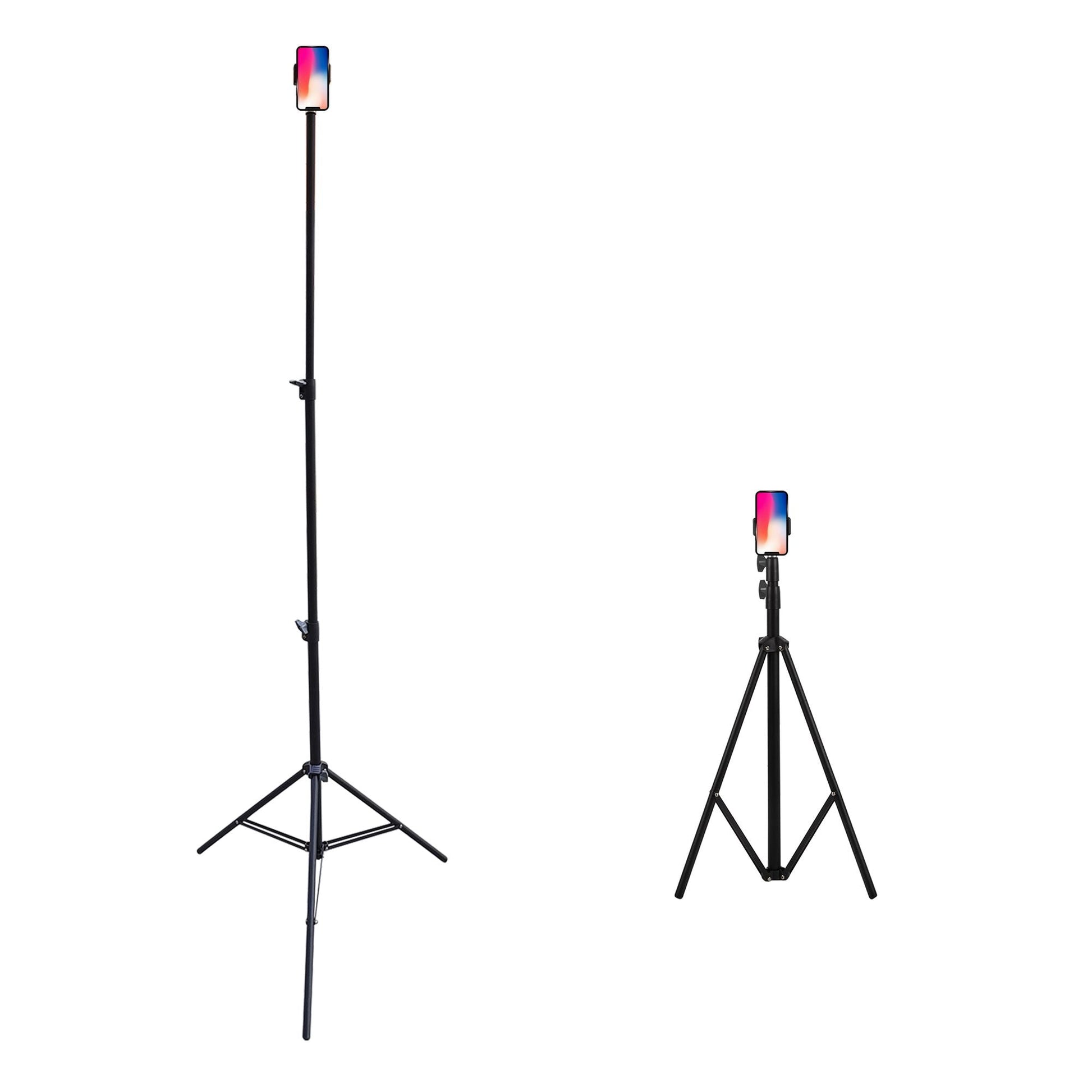 78in Phone Tripod Stand led light selfie stick