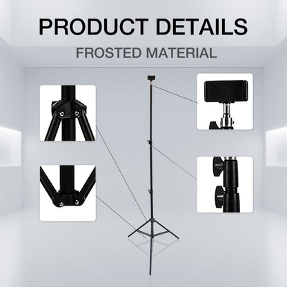 78in Phone Tripod Stand selfie stick with ring light