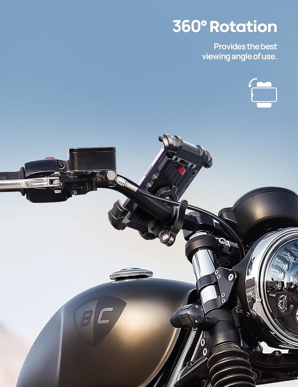 Bike Phone Holder Motorcycle Mount - Motorcycle Phone Holder - Brian Marshalls Electronics