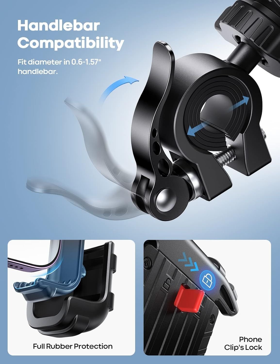Bike Phone Holder Motorcycle Mount - Motorcycle Phone Holder - Brian Marshalls Electronics