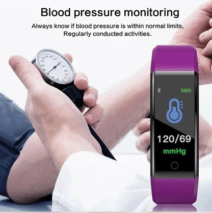 Fitness Smart Watch Activity Tracker Heart Rate For Women Men Oxygen BP Monitor - Brian Marshalls Electronics
