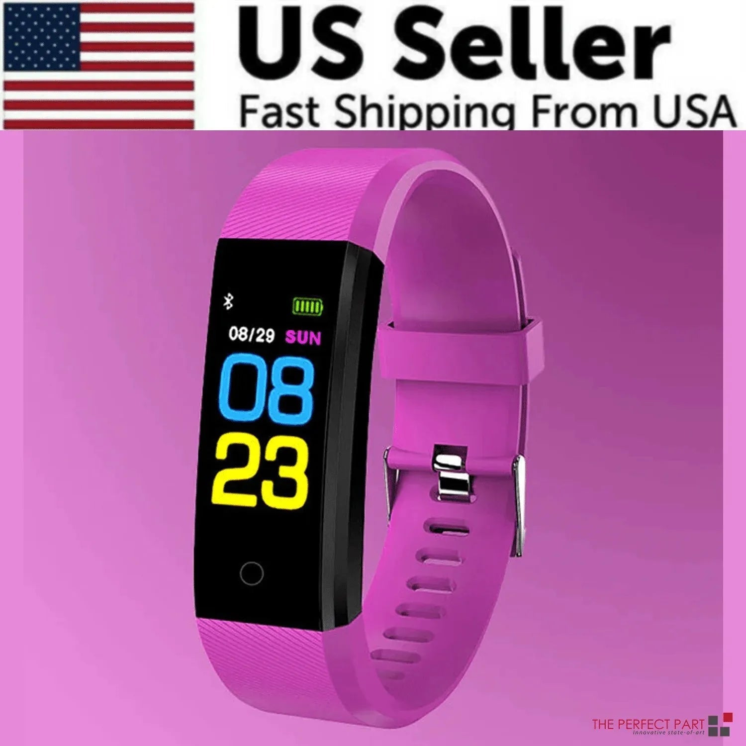Fitness Smart Watch Activity Tracker Heart Rate For Women Men Oxygen BP Monitor - Brian Marshalls Electronics