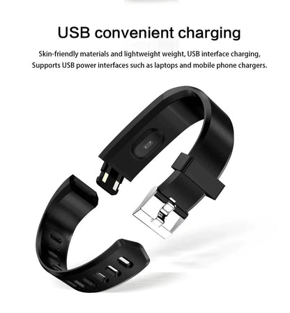 Fitness Smart Watch Activity Tracker Heart Rate For Women Men Oxygen BP Monitor - Brian Marshalls Electronics