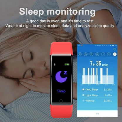 Fitness Smart Watch Activity Tracker Heart Rate For Women Men Oxygen BP Monitor - Brian Marshalls Electronics