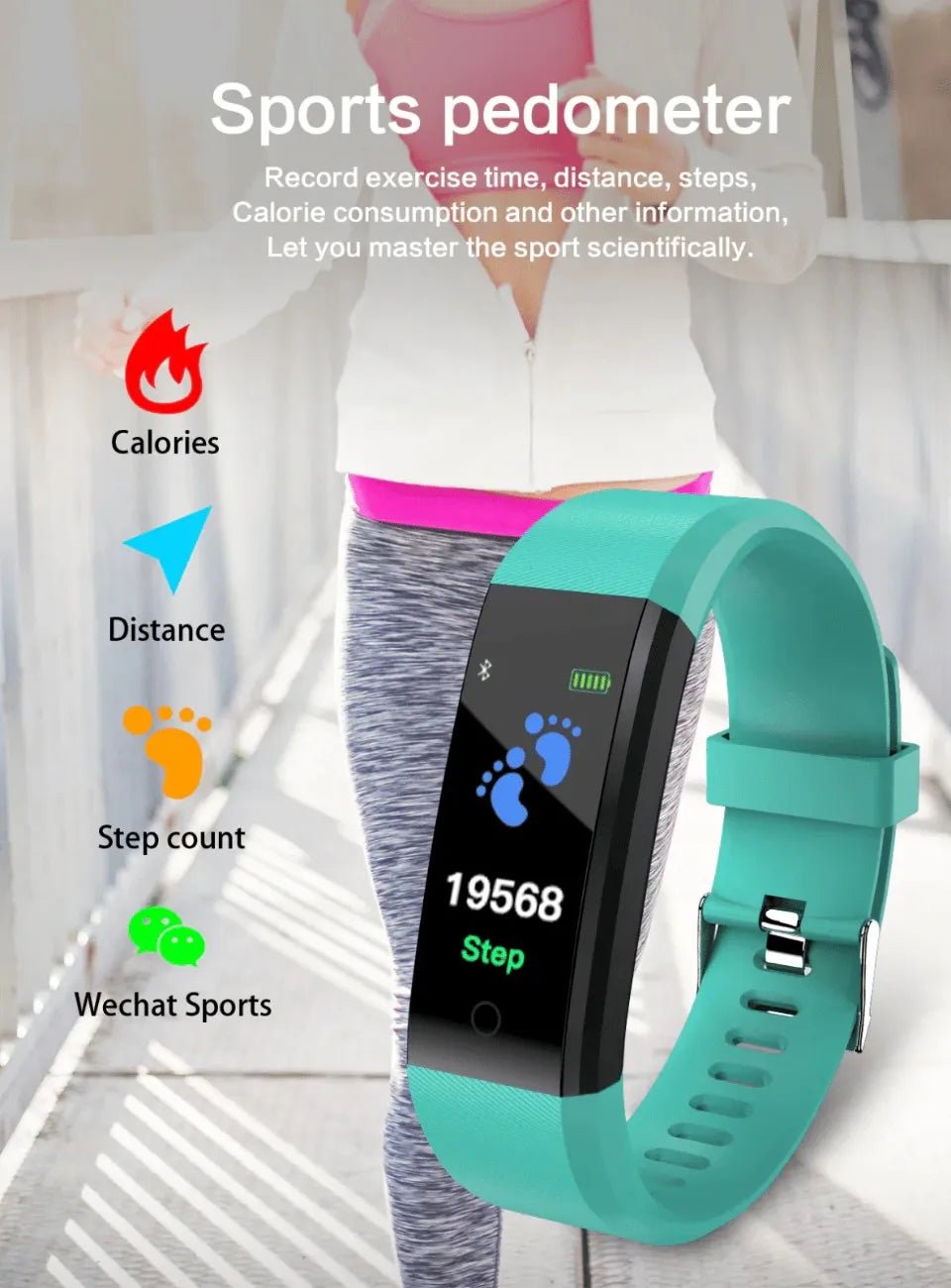 Fitness Smart Watch Activity Tracker Heart Rate For Women Men Oxygen BP Monitor - Brian Marshalls Electronics