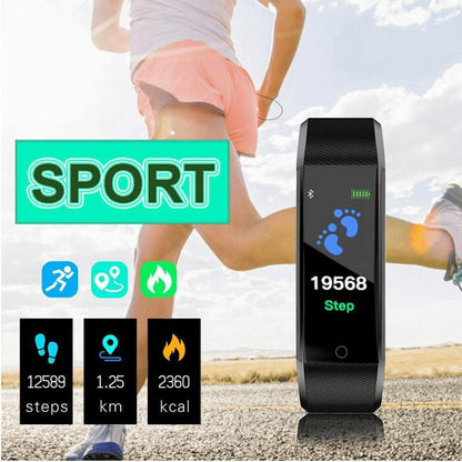 Fitness Smart Watch Activity Tracker Heart Rate For Women Men Oxygen BP Monitor - Brian Marshalls Electronics