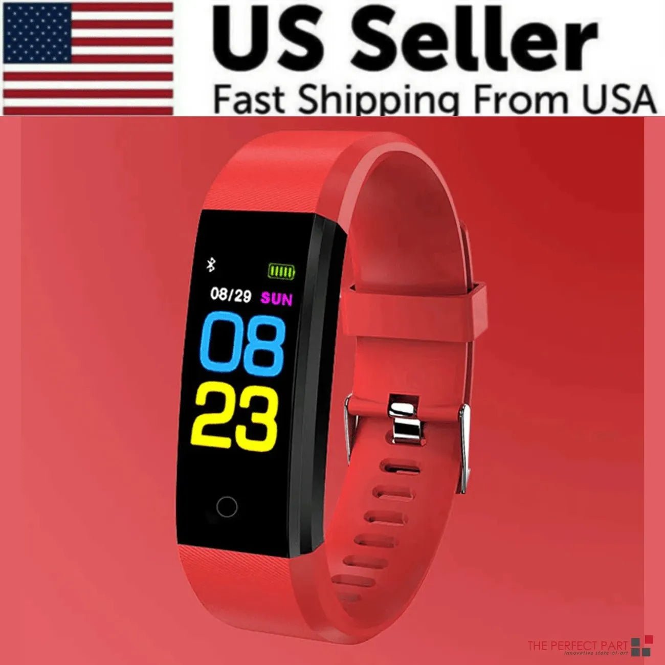 Fitness Smart Watch Activity Tracker Heart Rate For Women Men Oxygen BP Monitor - Brian Marshalls Electronics