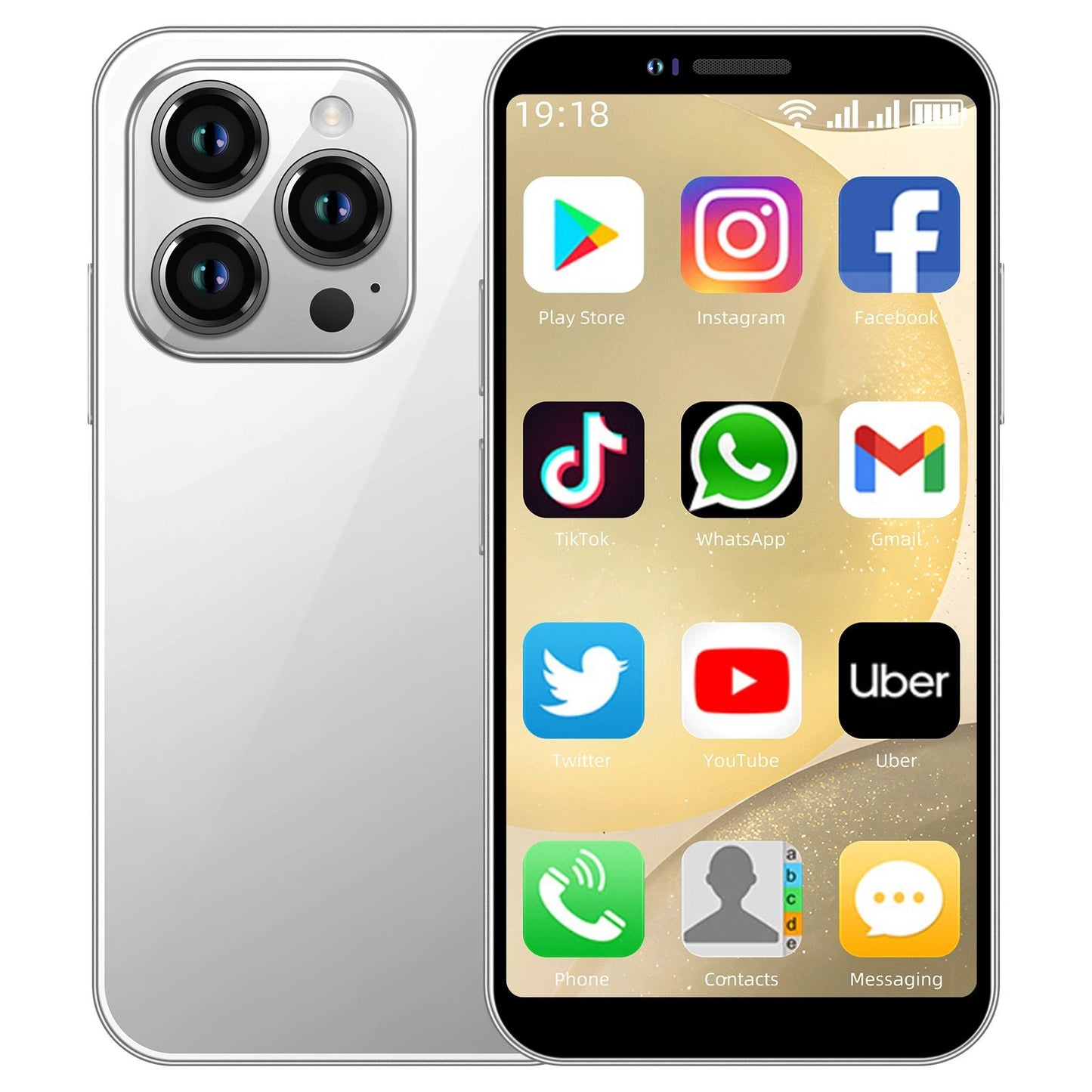 Gift For Kids 4G i16 Mini Smartphone 3+64 GB Small Unlocked Smartphone - Brian Marshalls Electronics