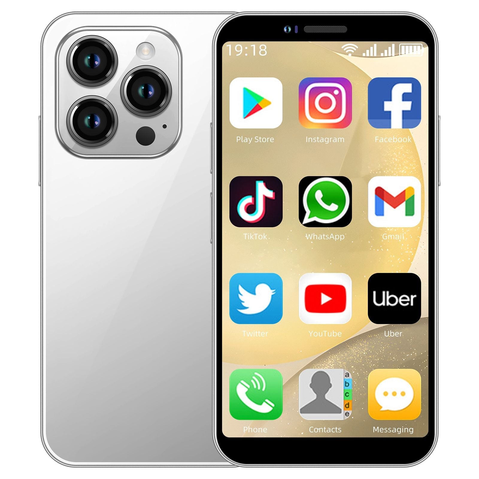 Gift For Kids 4G i16 Mini Smartphone 3+64 GB Small Unlocked Smartphone - Brian Marshalls Electronics