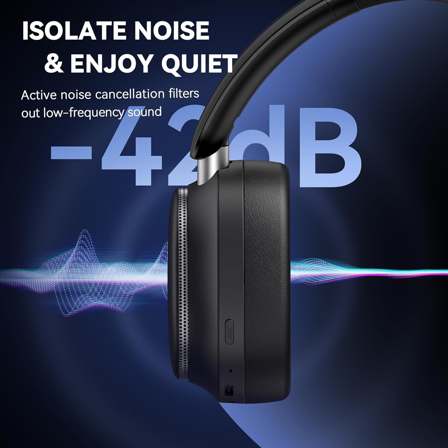 Headphones Over Ear Bluetooth Wireless Headphones, 50H Playtime - Brian Marshalls Electronics