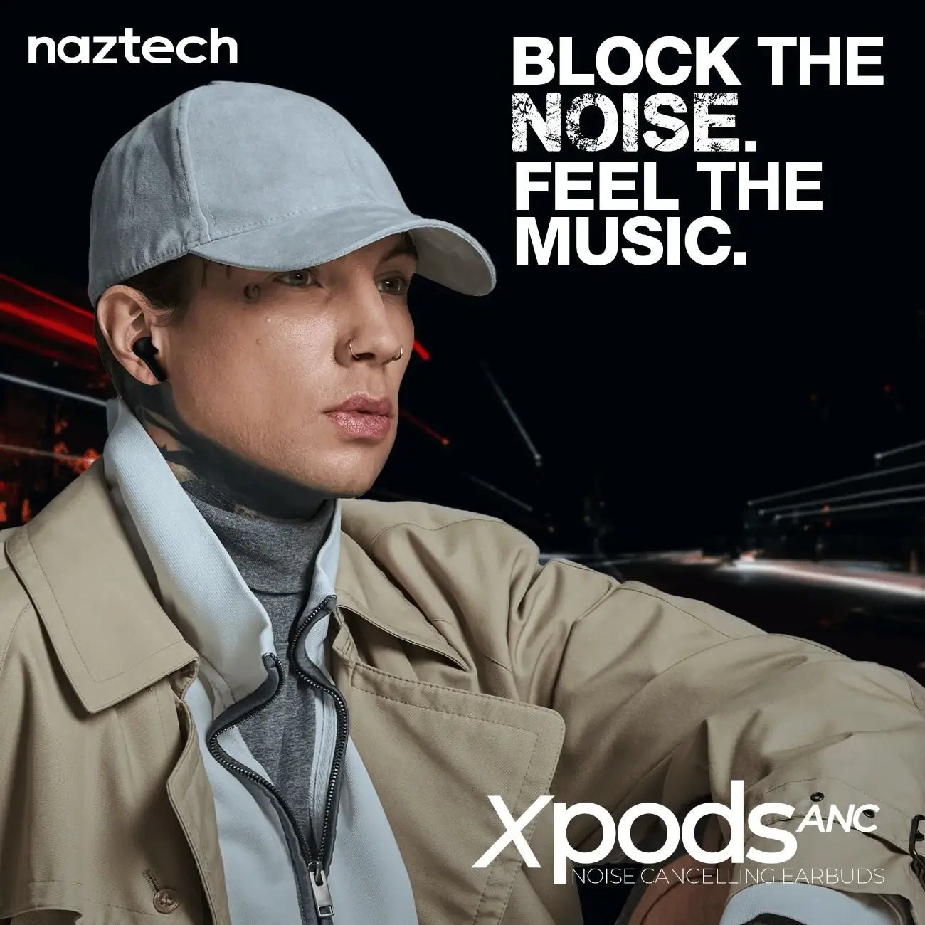 Naztech Xpods ANC Active Noise Cancelling True Wireless Earbuds with Wireless Charging Case - Brian Marshalls Electronics