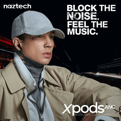 Naztech Xpods ANC Active Noise Cancelling True Wireless Earbuds with Wireless Charging Case - Brian Marshalls Electronics