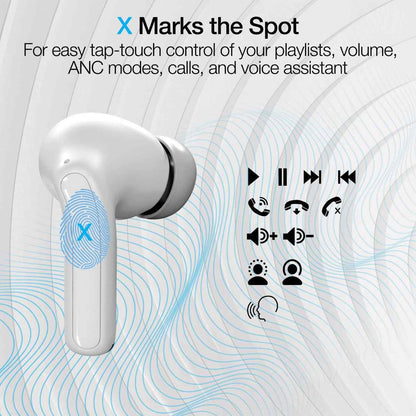 Naztech Xpods ANC Active Noise Cancelling True Wireless Earbuds with Wireless Charging Case - Brian Marshalls Electronics
