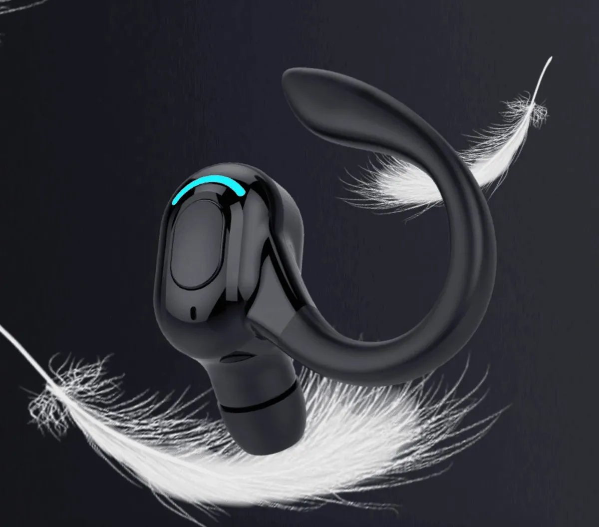 New Bluetooth 5.1 Headset Wireless Earbuds Earphones Stereo Headphones Ear Hook - Brian Marshalls Electronics