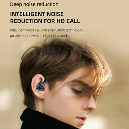 New Bluetooth 5.1 Headset Wireless Earbuds Earphones Stereo Headphones Ear Hook - Brian Marshalls Electronics