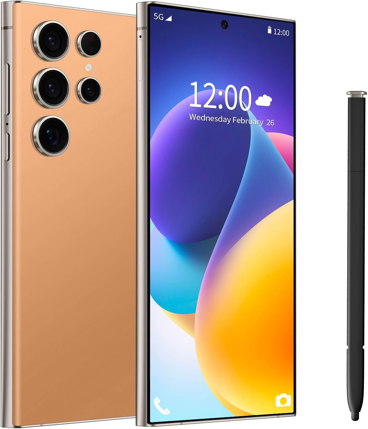 S24 Ultra Android 14 smartphone with stylus