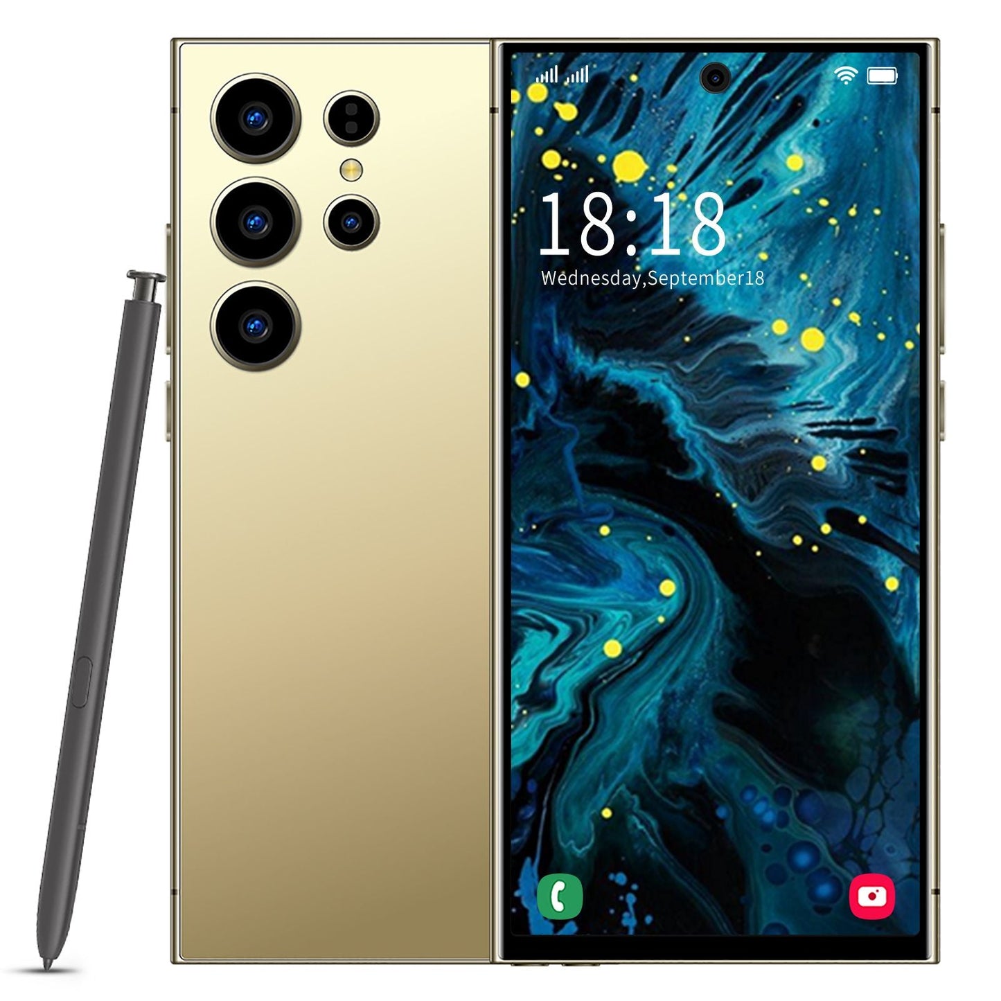 S24 Ultra Cell Phone 5G Unlocked Phone,Smartphone with Tool Pen, Android 14.0 Cell Phone 8GB+256GB Dual SIM Dual Standby OTG - Brian Marshalls Electronics