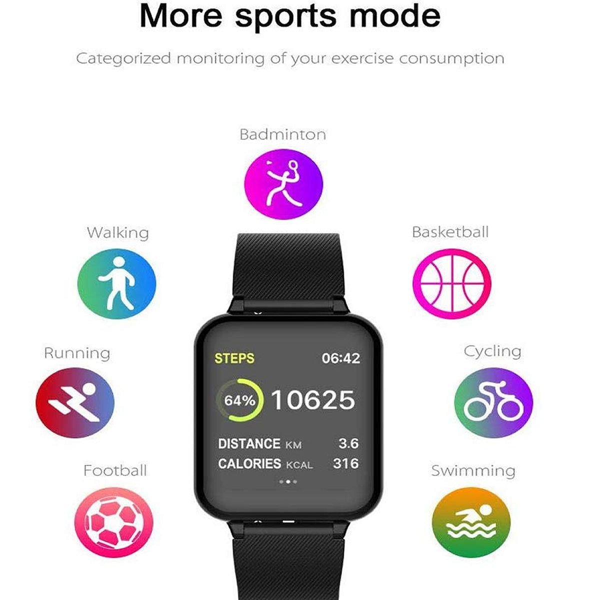 Smart Fit Total Wellness And Sports Activity Watch - Brian Marshalls Electronics