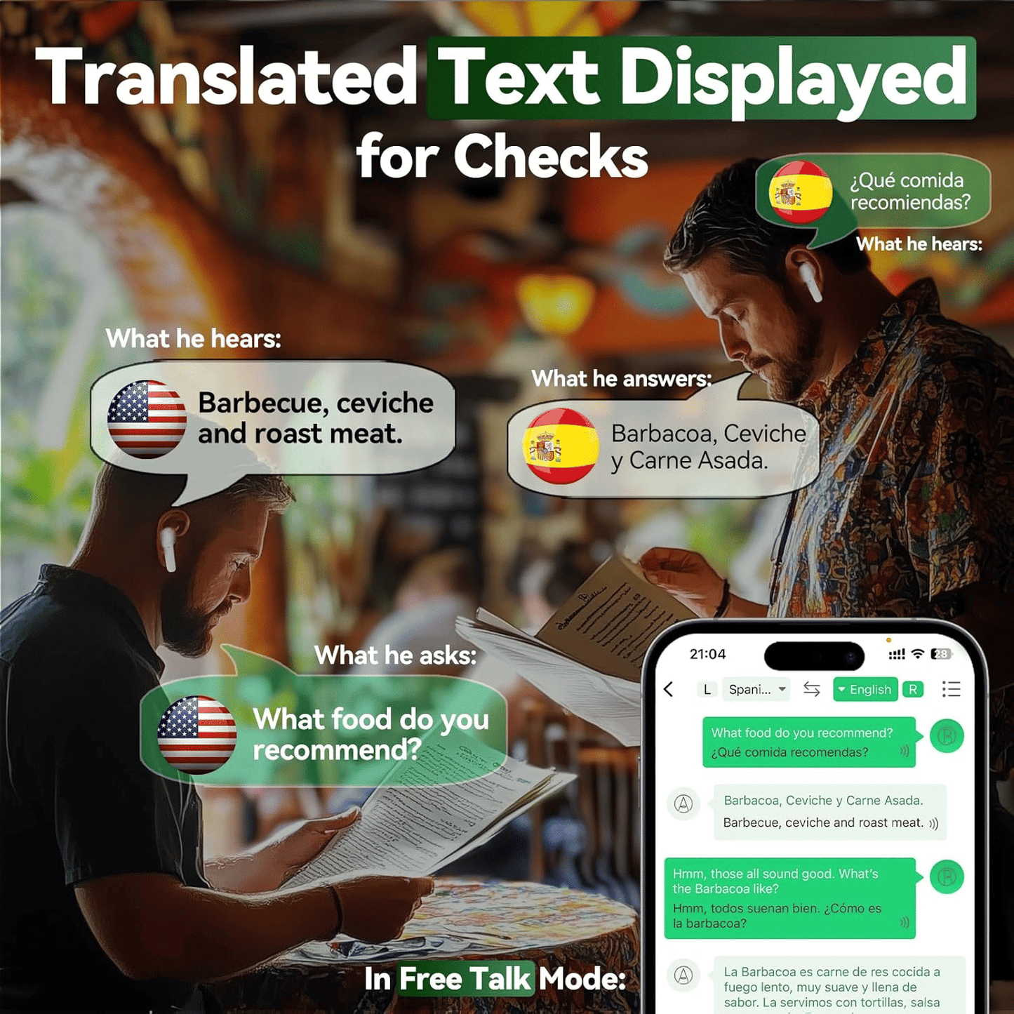 Translator Earbuds 144 Languages Real Time Online OffLine Translation Earphones - Brian Marshalls Electronics