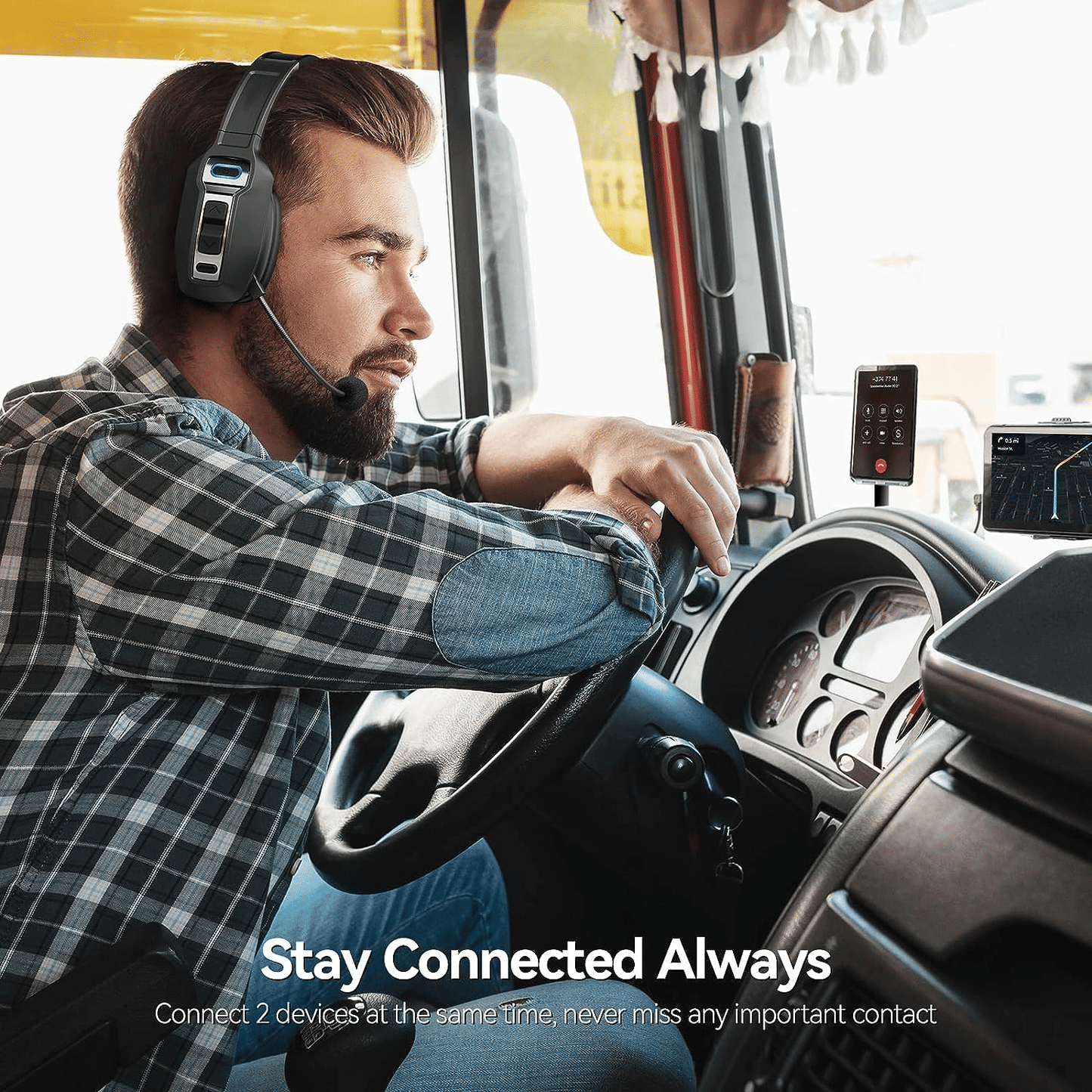 bluetooth trucker headset