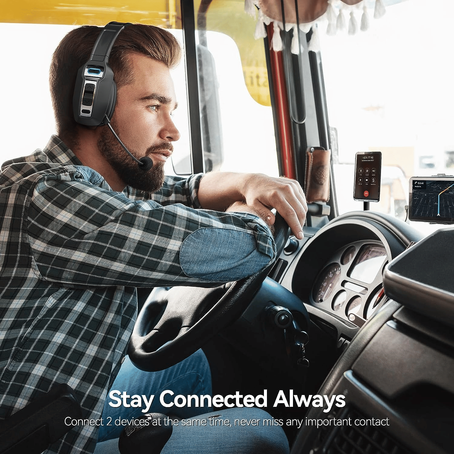bluetooth trucker headset