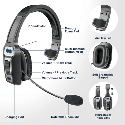 bluetooth trucker headset