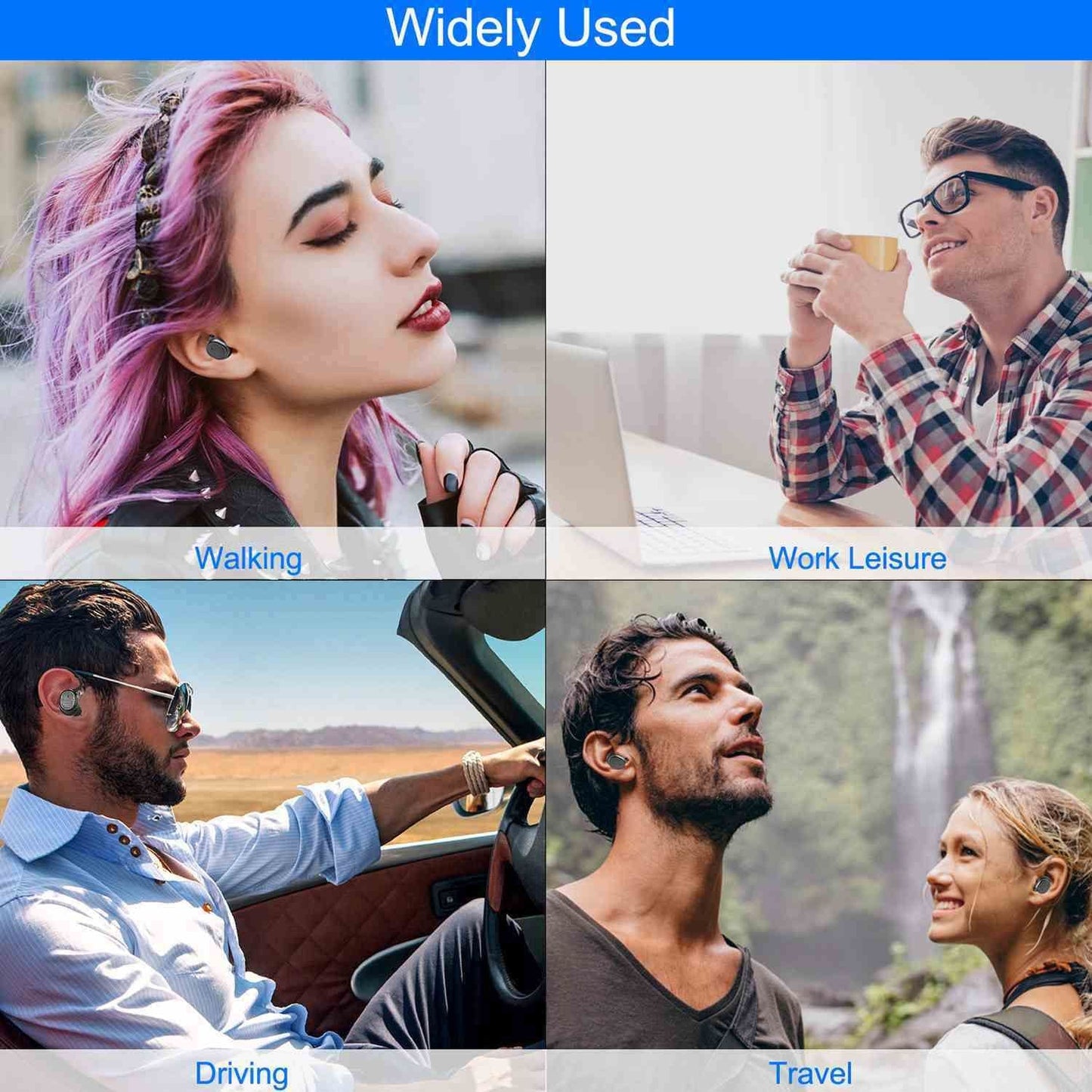 TWS wireless earbuds Bluetooth 5.0 noise cancelling in - ear earphones - Brian Marshalls Electronics