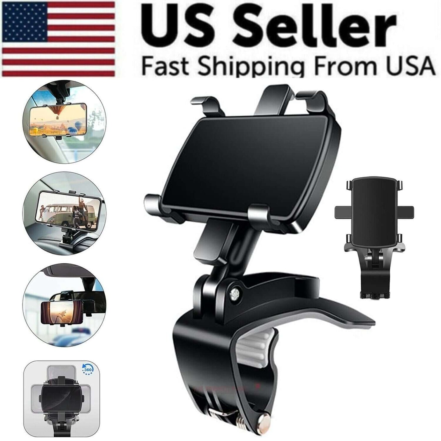 Universal Car Dashboard Mount Holder Stand Clamp Cradle - Brian Marshalls Electronics