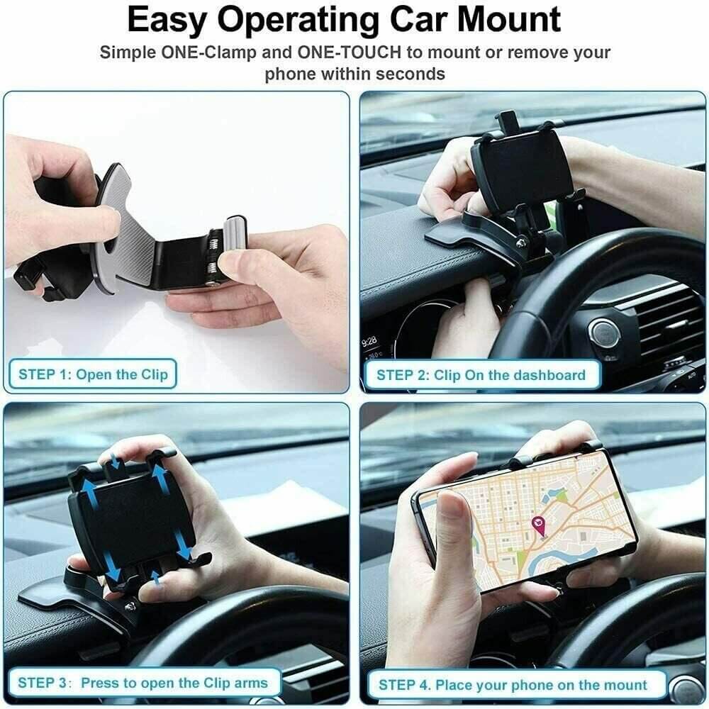 Universal Car Dashboard Mount Holder Stand Clamp Cradle - Brian Marshalls Electronics