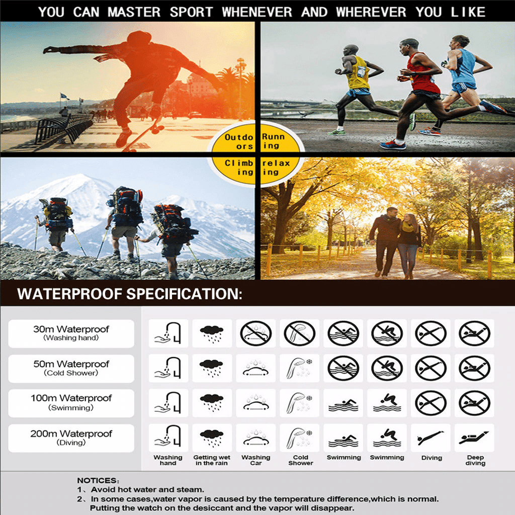 waterproof digital sports watch - Brian Marshalls Electronics