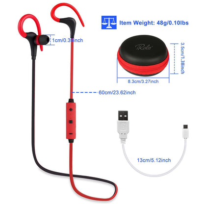 Wireless Headsets V4.1 Sport Noise Cancelling earbuds black