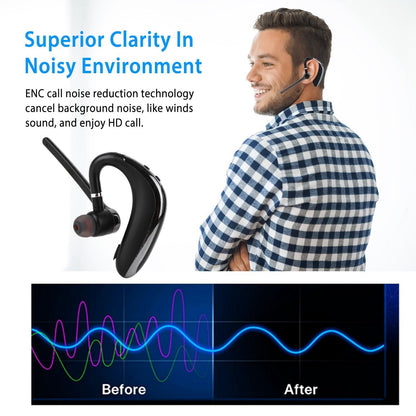 Wireless V5.0 Earpiece ENC Driving Earbuds 180° Rotatable Left Right Ear Fit Earphone For Business Driving Running - Brian Marshalls Electronics